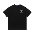 LOUIS VUITTON 鐵鏈紋理短袖 (黑)_1
