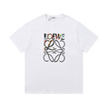 LOEWE Anagram 彩色塗鴉短袖 (白)