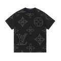 LOUIS VUITTON 線條勾勒短袖 (黑)