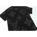LOUIS VUITTON 線條勾勒短袖 (黑)_2