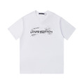 LOUIS VUITTON 粉筆塗鴉短袖 (白)_1