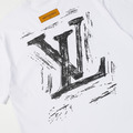 LOUIS VUITTON 粉筆塗鴉短袖 (白)_2