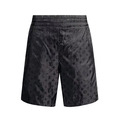 LOUIS VUITTON Monogram 壓紋運動短褲 (黑)