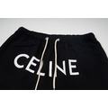 CELINE 大Logo 印花運動短褲 (黑)_2