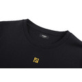 FENDI 圓領微標刺繡短袖 (黑)_3