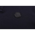 MONCLER 標識貼片棉質POLO衫（深藍色）_2