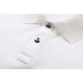 MONCLER 標識貼片棉質POLO衫（白色）_4
