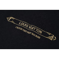 LOUIS VUITTON 金絲刺繡珠地短袖_2