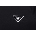 PRADA 短袖LOGO字母印花圓領短袖 (黑)_2