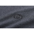GUCCI 圓領雙G互扣刺繡針織短袖 (灰)_3