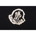 MONCLER 徽標膠漿印花舒適合身圓領短袖 (黑)_2
