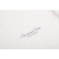 DIOR 寬鬆版型棉質毛圈短袖 (白色)_2