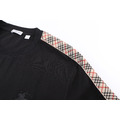 BURBERRY 格紋裝飾棉質短袖 (黑)_3