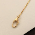 BVLGARI 黑色天然石小扇子小裙子項鍊_5