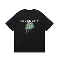 GIVENCHY 經典鎖頭印花短袖 (黑)