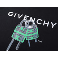 GIVENCHY 經典鎖頭印花短袖 (黑)_2