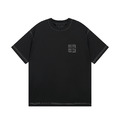 GIVENCHY 經典4G貼皮立體刺繡短袖 (黑)