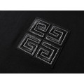 GIVENCHY 經典4G貼皮立體刺繡短袖 (黑)_2