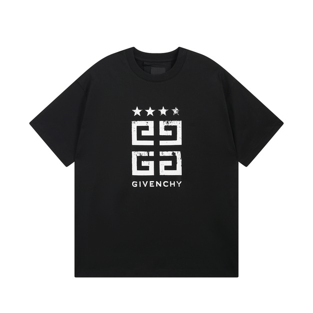 GIVENCHY 經典4G印花短袖 (黑)