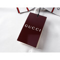 GUCCI 羅紋提花短袖Polo衫 (白)_6