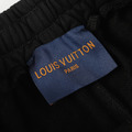 LOUIS VUITTON 滿版浮雕老花短褲 (黑)_8