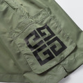 GIVENCHY 側邊大LOGO運動短褲 (綠)_2