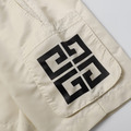 GIVENCHY 側邊大LOGO運動短褲 (杏色)_2