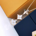 LOUIS VUITTON Diamond Blossom系列 三花項鍊_2