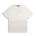 LOUIS VUITTON 燙鑽針織短袖 (白)