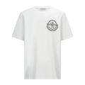 MONCLER 矽膠燙圖標識短袖（白色）