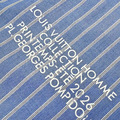 LOUIS VUITTON 標誌印花條紋短袖襯衫_2