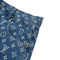 LOUIS VUITTON 滿印老花牛仔短褲_5
