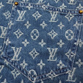 LOUIS VUITTON 滿印老花牛仔短褲_3