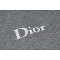 DIOR 胸前小字母刺繡短袖（灰色）_2