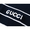 GUCCI 提花條紋針織短袖polo衫_2