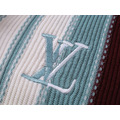 LOUIS VUITTON 拼色條紋刺繡針織襯衫_2
