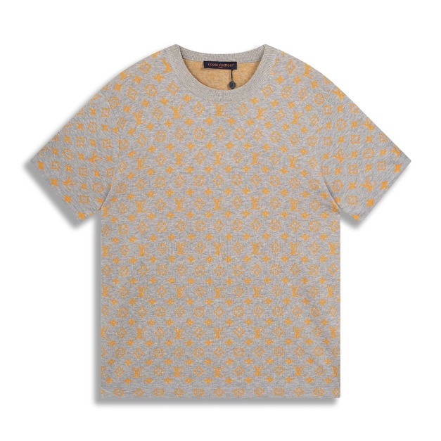 LOUIS VUITTON Monogram提花針織短袖