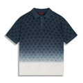 GUCCI 漸層翻領針織Polo短袖