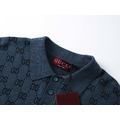GUCCI 漸層翻領針織Polo短袖_2