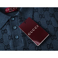 GUCCI 漸層翻領針織Polo短袖_11
