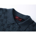 GUCCI 漸層翻領針織Polo短袖_4