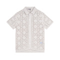 DIOR 針織polo開襟衫短袖 (米色)