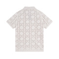 DIOR 針織polo開襟衫短袖 (米色)_1