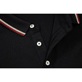 PRADA 經典撞色滾邊Polo衫 (黑)_3