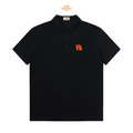 HERMES 小馬標LOGO Polo衫 (黑)