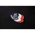 MONCLER 刺繡三色標短袖 (黑)_2
