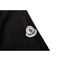 MONCLER 刺繡三色標短袖 (黑)_3