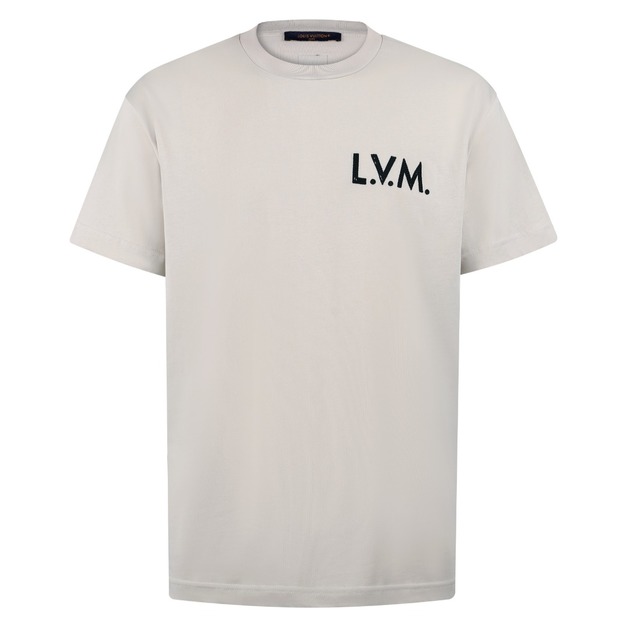 LOUIS VUITTON LVM刺繡標識短袖