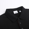 BURBERRY 字母刺繡POLO衫 (黑)_3