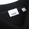 BURBERRY 字母刺繡POLO衫 (黑)_4